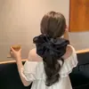 Gravata de Cabelo Elegante e Suave Estilo Coreano 2025 para Mulheres, Nova Faixa de Cabelo de Renda para Penteados de Coque, Acessório de Cabelo