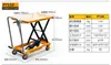 Plataforma Elevadora Hidráulica Manual Móvil, Carrito Pequeño de Plataforma Plana Tipo Tijera, Carrito de Plataforma, Plataforma Elevadora, Carrito Elevador, Carretilla