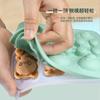 Novo Molde de Gelo de Urso com 6 Cavidades Grade de Gelo de Silicone Celebre da Internet em Casa Sorvete Sorvete Congelado Cubo de Gelo Caixa de Gelo Molde de Gelo