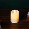 Lâmpada de vela eletrônica LED de plástico transfronteiriça, lâmpada de vela oscilante para decoração de casamento, confissão de aniversário, simulação de lágrimas