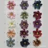 Imitación Ins Pequeño Fresco Terciopelo Flor de Cerezo Cabeza Pasador Hecho a Mano DIY Corona Adorno para el Cabello de Boda Material para Ramillete Flor Artificial