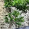 Plantas Verdes Artificiais Atacado, Plantas Verdes Decorativas Estilo Floresta Transfronteiriça, Decoração de Casamento, Bar, Restaurante, Agulhas de Pinheiro Artificiais de Boas-Vindas Atacado