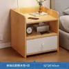 Mesita de noche para dormitorio, uso doméstico, con cerradura, mini gabinete de almacenamiento tipo cajón, mesita de noche simple y minimalista para dormitorio del hogar