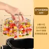 Fritadeira a Ar Grelha Doméstica Aço Inoxidável 304 Adesivo Vertical Forno Suspenso Grelha Espeto Suporte para Espeto
