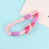 Llavero Bolso Corto con Accesorios Decorativos Muñeco de Peluche Funda para Teléfono Móvil Correa de Cuello Cuerda de Combinación de Colores Dopamina Universal para Mujeres