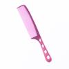 Peine de aluminio espacial salón de peluquería profesional peine para cortar el cabello peine de doble cara para cabello femenino peine de aviación peine para el cabello peine de corte de doble cabezal peine de acero
