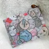 Bolsa de compras plegable Spot 210D bolsa tipo chaleco de dibujos animados portátil grande