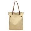 Bolso de lona versátil de gran capacidad para mujer, bolso de hombro de color sólido para ir al trabajo, bolso conveniente para estudiante universitario, bolsa de compras al por mayor