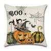 Fundas de almohada divertidas de calabaza de Halloween al por mayor en stock, modelo más vendido de TEMU, fundas de almohada más vendidas de SHEIN Amazon