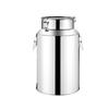 Cubo Sellado de Acero Inoxidable con Hebilla para Elaboración, Almacenamiento de Cáscara de Mandarina, Té y Arroz, a Prueba de Humedad y a Prueba de Insectos, Cubo de Acero Inoxidable de Grado Alimenticio Comercial