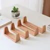 Marco de Fotos Acrílico Japonés Marco de Fotos de Madera Maciza en Forma de U Set Mesa Creativo DIY Set de Pareja Base para Postal de Mesa Certificado