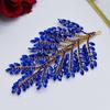 Tiara de noiva com strass da Amazon ramo com incrustação de diamantes feito à mão acessórios para coque lateral peça de cabelo simétrica acessórios de cabelo para vestido DZ110