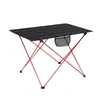 Mesa plegable mediana de aleación de aluminio Yunye 6061 Portátil Color Bronce Oscuro Mesa de camping para exteriores y ocio Lista para enviar