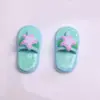 Mini Chanclas Artificiales de Resina de Dibujos Animados Accesorios para el Cabello DIY Diadema Pinza de Pato Imán para Nevera Pegamento de Crema Pequeños Accesorios de Joyería