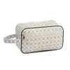 Necessaire Portátil Estampada para Homens em Viagens de Negócios, Bolsa de Cosméticos de Viagem de Mão para Negócios, Portátil Elegante e Simples de Grande Capacidade
