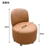 Taburete Pequeño de Madera Maciza con Ruedas Universales para Uso Doméstico, Taburete Bajo para Sala de Estar, Taburete para Sofá, Taburete Moderno Minimalista de Moda, Taburete para Mesa de Café