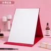 Espejo de maquillaje plegable, alta definición, de escritorio, espejo de tocador de gran tamaño para habitaciones de residencia estudiantil, espejo estilo princesa, espejo compacto portátil con tapa abatible