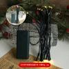 Luz LED con cuentas línea transparente enchufe encendedor 20 paquete corona navideña decoraciones navideñas puede ser al por mayor