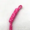Corda Poliéster Colorida Moda Ins Corda de Nylon Miu Pingente de Corda Colorida Fio Colorido Amarrado Corda Trançada Lanyard para Bolsa da Moda