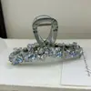 Pinza para el Cabello de Cristal de Alta Gama para Mujer, Nuevo Estilo para Recogidos en la Parte Trasera de la Cabeza, Pinza para el Cabello Elegante y con Estilo al por Mayor