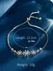 Pulsera de Zirconia de Lujo Ligero para Mejor Amiga Estudiante Pulsera Ajustable Joyería de Mano de Gama Alta de Nicho Forma de Flor Joyería al por Mayor
