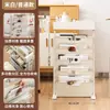 Estante Organizador Multifuncional para Escritorio con Ruedas Desmontables Artefacto de Almacenamiento de Libros para Estudiantes en el Aula Estantería de Escritorio