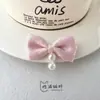 Pajarita Colorida Estilo Ins con Nudo de Mariposa de Perlas Accesorios DIY para Bolsos, Zapatos, Sombreros, Ropa y Manualidades en Tela