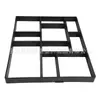 Molde de Plástico para Pavimentación de Cemento Personalizado Simple Baldosas para Pavimentar Jardín Villa Superficie de Carretera Diseño Europeo Molde de Concreto