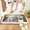 Tapete de Baño Temu Transfronterizo Imitación Cachemir, Engrosado, Absorbente de Agua, Antideslizante, Tapete Resistente al Desgaste para Puerta de Entrada