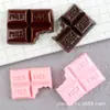 Funda de Teléfono Simulada de Chocolate con Leche Pegamento de Crema Casero Accesorios de Juguete de Comida Accesorios de Resina Materiales para Pasadores de Tamaño Pequeño