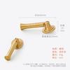 Nova porta de armário de estilo chinês Alça de latão Entrada dourada Móveis de luxo de estilo chinês Gaveta de armário de vinho Maçaneta de porta de guarda-roupa
