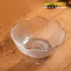 Plato de Flores de Cristal sin Plomo para el Hogar, Bol de Cristal, Bol para Ensalada, Plato para Exhibir Snacks, Bandeja Grande para Frutas