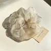 Elásticos para el pelo coloridos, elegantes y artísticos, scrunchies de malla floral de alta elasticidad, accesorios en stock para venta al por mayor