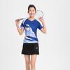 2023 Verão Respirável Secagem rápida Badminton Terno Manga curta T-shirt Competição Terno Masculino e Feminino Tênis de mesa Compra em grupo Impressão