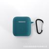 Adecuado para QCY T8/8S Estuche Protector para Audífonos Estuche Protector Bluetooth Inalámbrico Verdadero Estuche Blando de Color Sólido a Prueba de Caídas Estuche Blando