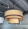 Luminária Pendente Trançada de Bambu Asiático Lâmpada de Balcão de Bar Zen Chinês Restaurante Lâmpada de Decoração Formato de Guarda-chuva Folha de Lótus Pousada Japonesa Luminária de Teto Bambu Rattan