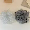 Scrunchie de Malla con Lunares Sencillo Estilo Coreano de Gama Alta Esponjoso de Gasa Aumenta el Volumen del Cabello Lazo para el Cabello Lazo para el Cabello con Temperamento de Celebridad de Internet para Mujeres