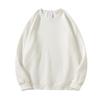 Suministro Exclusivo Transfronterizo de Sudadera de Algodón y Mezcla de 320g con Cuello Redondo, Hombros Caídos, Casual, Moderna, Versátil, Corte Holgado, Engrosada, Color Sólido