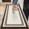 Tapete Absorbente de Secado Rápido Largo para Cocina, Tapete para Pies de Barro Diatomeas a Prueba de Aceite y Antideslizante, Tapete de Piso Doméstico Resistente a Manchas, Resistente al Desgaste y Fácil de Cuidar