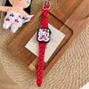 Hebilla con Forma de Oso Correa de Cuero Estampada de Lunares Adecuada para Apple Watch iWatch 12ª Generación 11/10