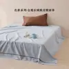 Conjunto de três peças de algodão puro tingido em fio, espesso, de fibra longa de Xinjiang Classe A para estudantes, lençol de solteiro ou casal