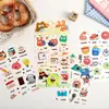 Yuezhen Lindos Pegatinas Planas de Mapa Estelar Estilo Graffiti de Dibujos Animados Infantil Pegatinas de Fondo para Diario Guka Pegatinas DIY