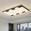 Lámpara de Sala de Estar Estilo Nórdico Minimalista Italiano Moderna Elegante Hogar Sala de Estar Lámpara Principal Rectangular Lámpara de Techo Paquete Luminarias