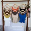 Ropa interior de algodón acanalado con estampado de leopardo estilo coreano, cuello en U, espalda hermosa con almohadillas en el pecho, ajuste ceñido, prenda interior, prenda exterior, camisola, chaleco, mujer