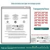 Saco com zíper de aviso transfronteiriço pe transparente roupas embalagem temu saco eva fosco plástico para roupas atacado