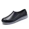 Zapatos de Agua Luminosos Nuevos Transfronterizos para Mujer y Hombre, Botas de Lluvia Antideslizantes, Zapatos de Goma de Trabajo que Brillan en la Oscuridad, Zapatos Blancos para Cocina, Botas de Lluvia de Caña Baja para Mujer