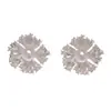 Pendientes de Plata S925 con Aguja, Microincrustaciones de Circonita y Perla, Nicho, Dulces, de Gama Alta, Modernos, Delicados, Suaves, Versátiles para Mujer