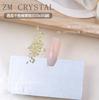 ZM Zirconia Nuevo Súper Flash Fondo Coñac Amarillo Oliva Arte de Uñas Diamante Puntiagudo Amarillo Hielo Mini Diamante Joyería para Arte de Uñas