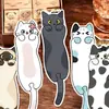Microtinta 30 marcapáginas para acompañar la lectura gatos Lindo Dibujo Animado Alto Valor de Color Cuenta Manual Decoración DIY Marcador de Lectura para Estudiantes Marcapáginas