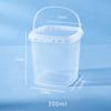 Cubo de plástico cuadrado transparente al por mayor de fábrica grado alimenticio sellado engrosado cubo de embalaje resistente a altas temperaturas cubo de embalaje picante